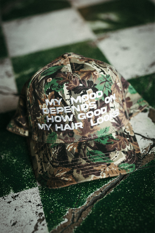 My Mood Camo 5 Panel Hat