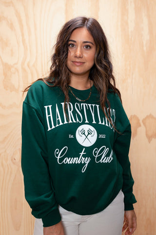 Hairstylist Country Club Crewneck