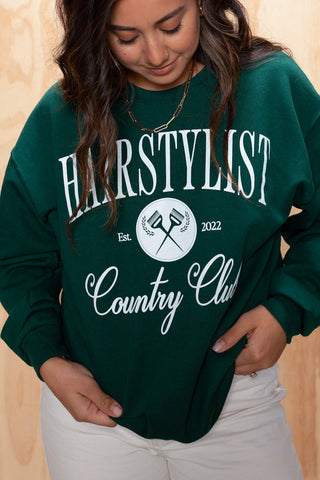 Hairstylist Country Club Crewneck